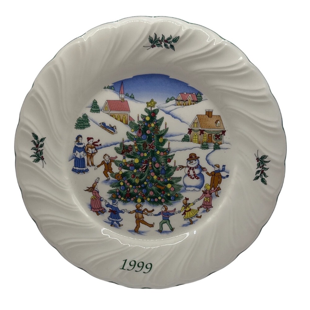 Nikko 1999 Frosty the Snowman Happy Holidays Seventh Edition Plate Japan